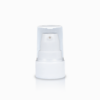 20-410 White Cosmetic Smooth Skirt Treatment Pump with Clear Cap and 80mm Dip Tube-1