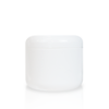4 oz White Polypropylene Double Wall Round Jar -1