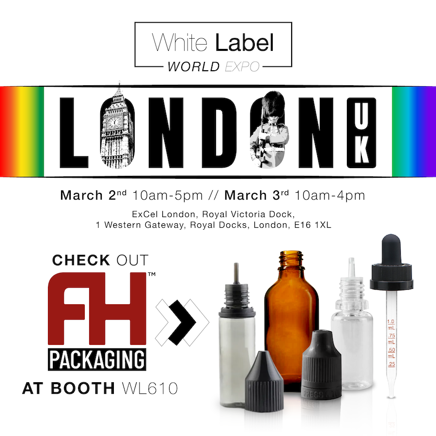 FH Packaging Tradeshow White Label Expo London 2022 FH Packaging