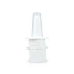 Nasal Pump Spray Applicator 18-410 Ribbed Neck with Clear Overcap and 78mm Dip Tube