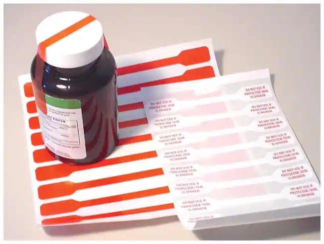 Tamper-Evident Strips 1 FH Packaging Tamper-Evident Strips
